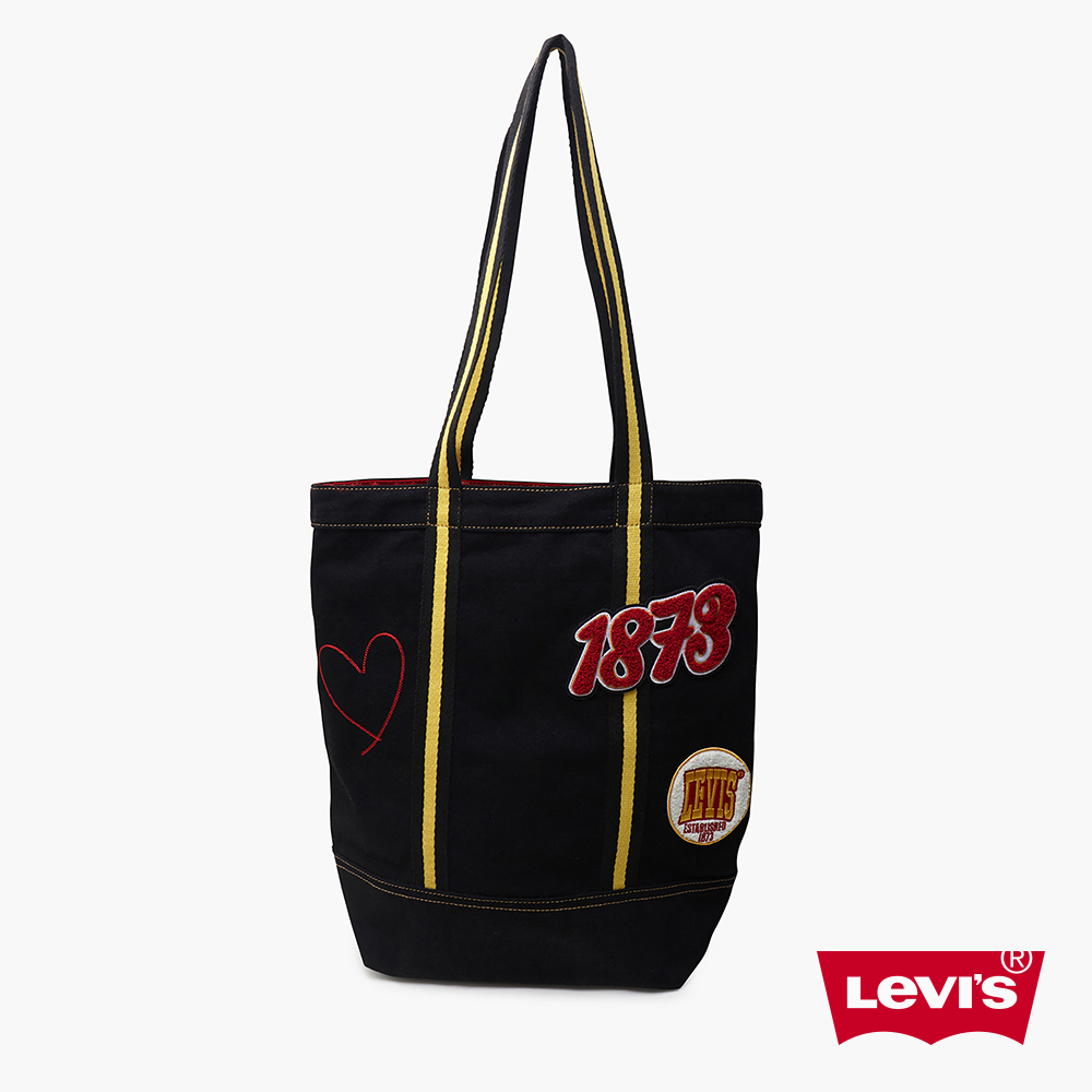 Levis 兔年限定 男女同款 雙面用丹寧托特包 / 絨面徽章Logo 人氣新品