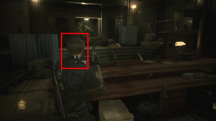 首先看看主角里昂的頭髮在Radeon Image Sharpening銳化處理的效果。