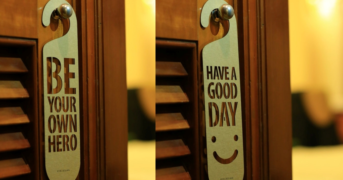 【eyeDesign看見設計】一句話門掛