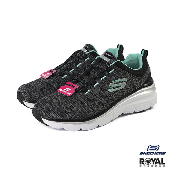 Skechers Fashion Fit 灰色 織布 緩衝 回彈 休閒運動鞋 女款 NO.I9743【新竹皇家 12716BKTQ】