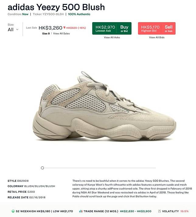 adidas YEEZY 500 Taupe Light抽籤開放！人氣Blush孖生兄弟| SSwagger | LINE TODAY