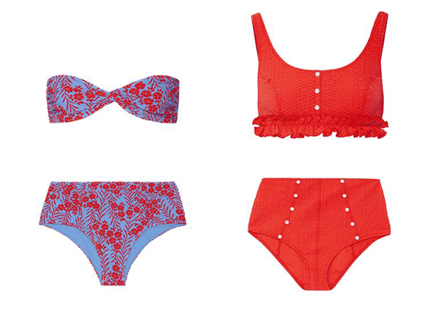 印花比基尼混搭術