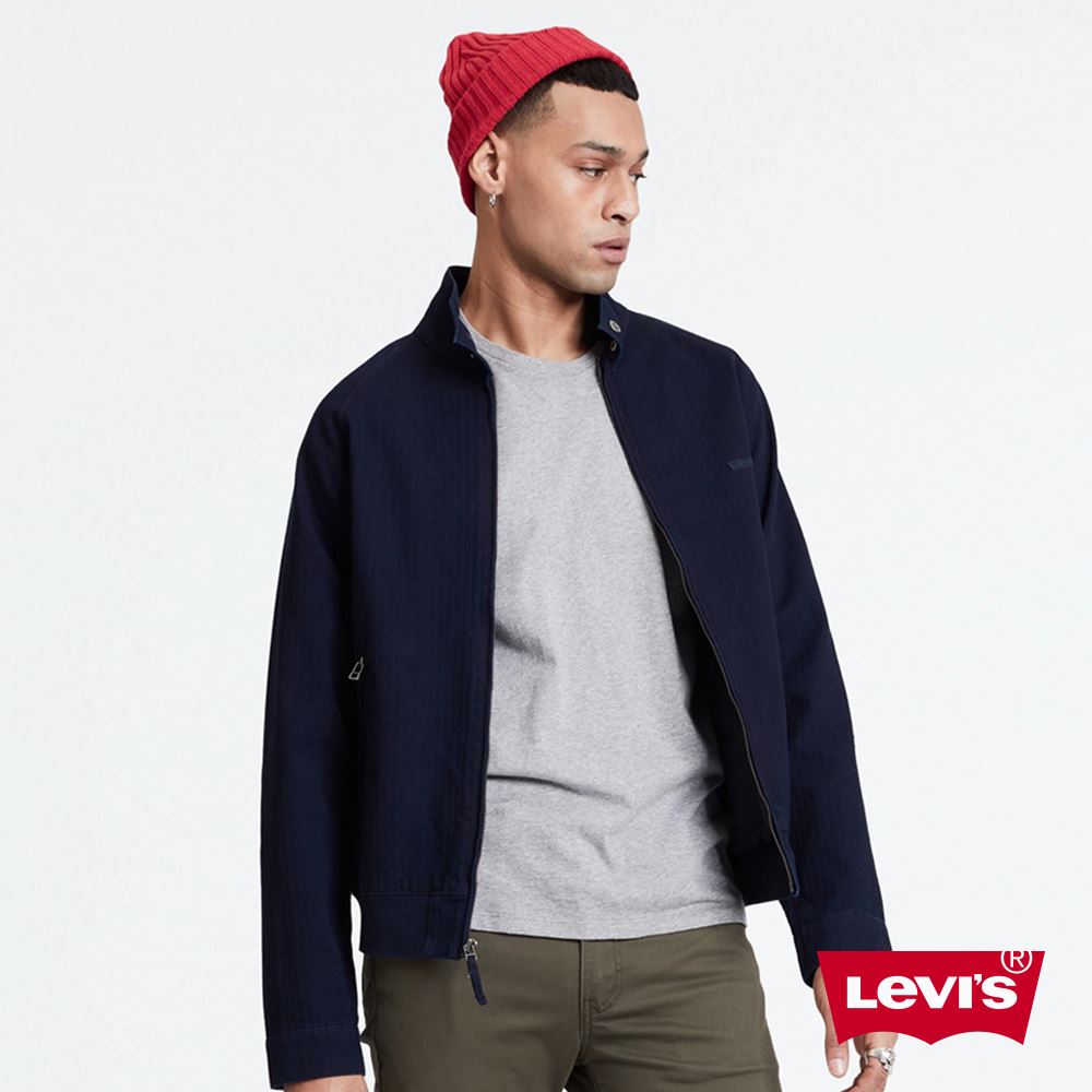 貨號：39978-0006levis 男款 復古小立領外套 / 藍染 / 小logo 布章
