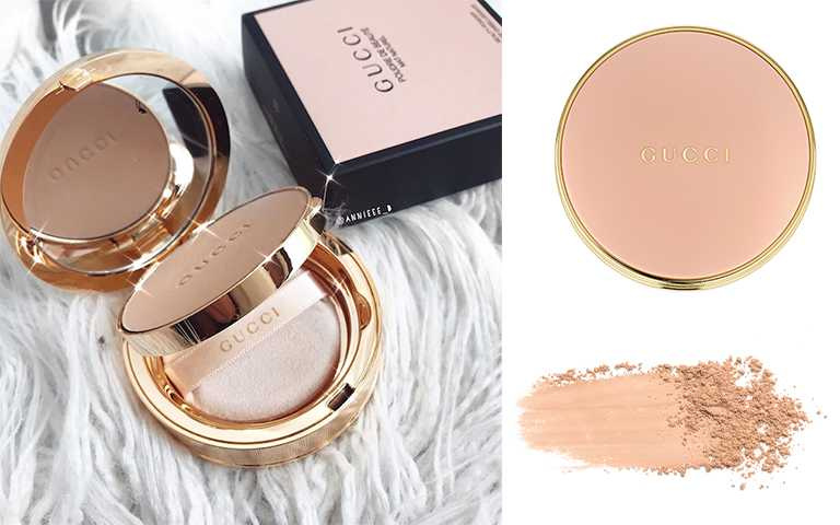 Gucci 柔焦凝光粉餅#02/NT2,450(圖／annieee_d_ IG，GUCCI提供)