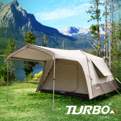 【Turbo Tent】 Lite 300-一房一廳八人帳篷(30秒專利快速帳)
