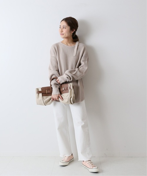 米駝色華夫格上衣