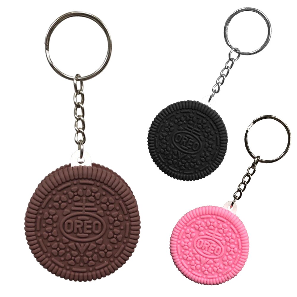 OREO 鑰匙圈 奧利奧 悠遊卡 仿真 餅乾 食物 可愛 咖啡 草莓 原味 iCash 2.0 粉紅色 黑色 咖啡色