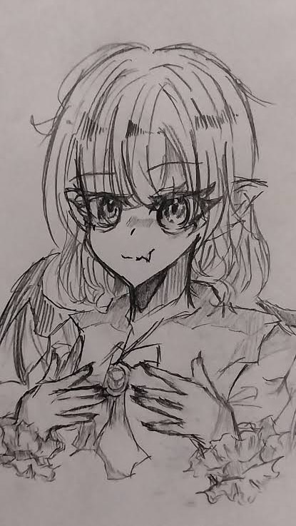 東方のイラストを書く所2