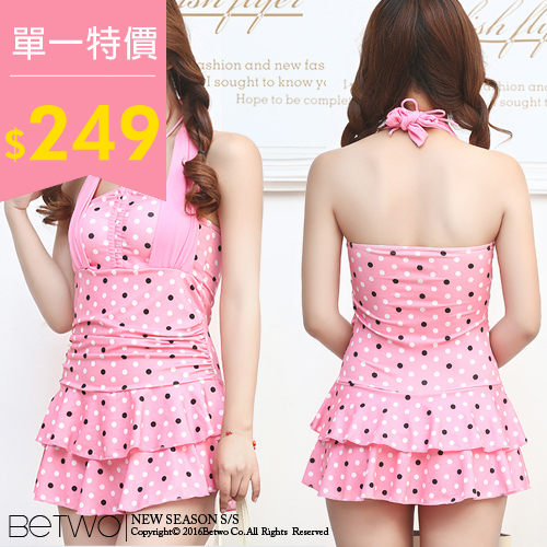 ＊泳衣罩杯為A~B罩杯可穿＊貼身衣物考量衛生不提供退換貨！（此款胸墊可拆、綁帶長20）＊