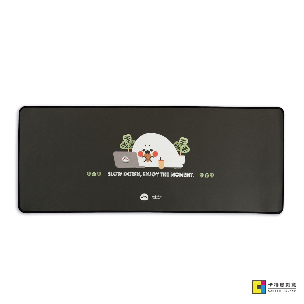 [無所事事小海豹] 慢慢來滑鼠墊
