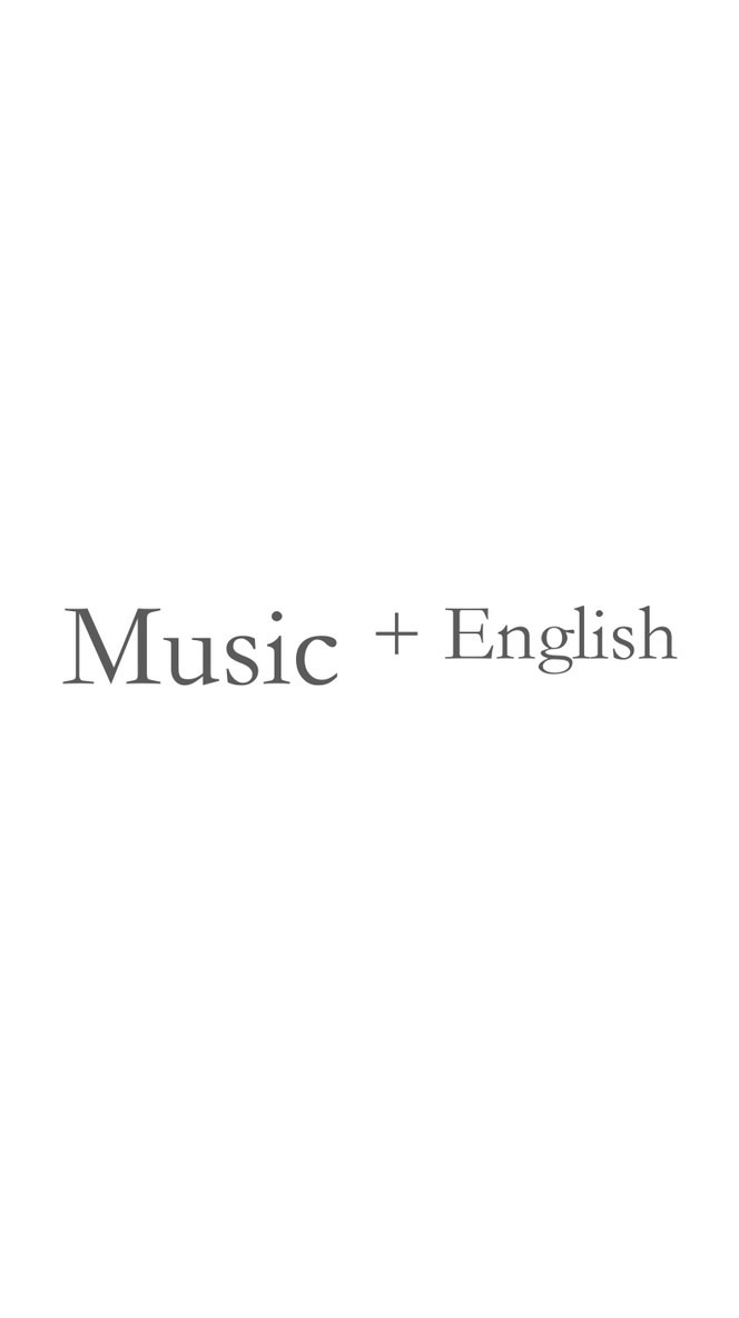 Music+English