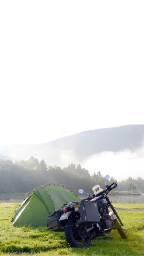 キャンプ⛺️ツーリング🏍　水戸市 茨城県 #オフ車 #バイク #オートバイ #オフロード