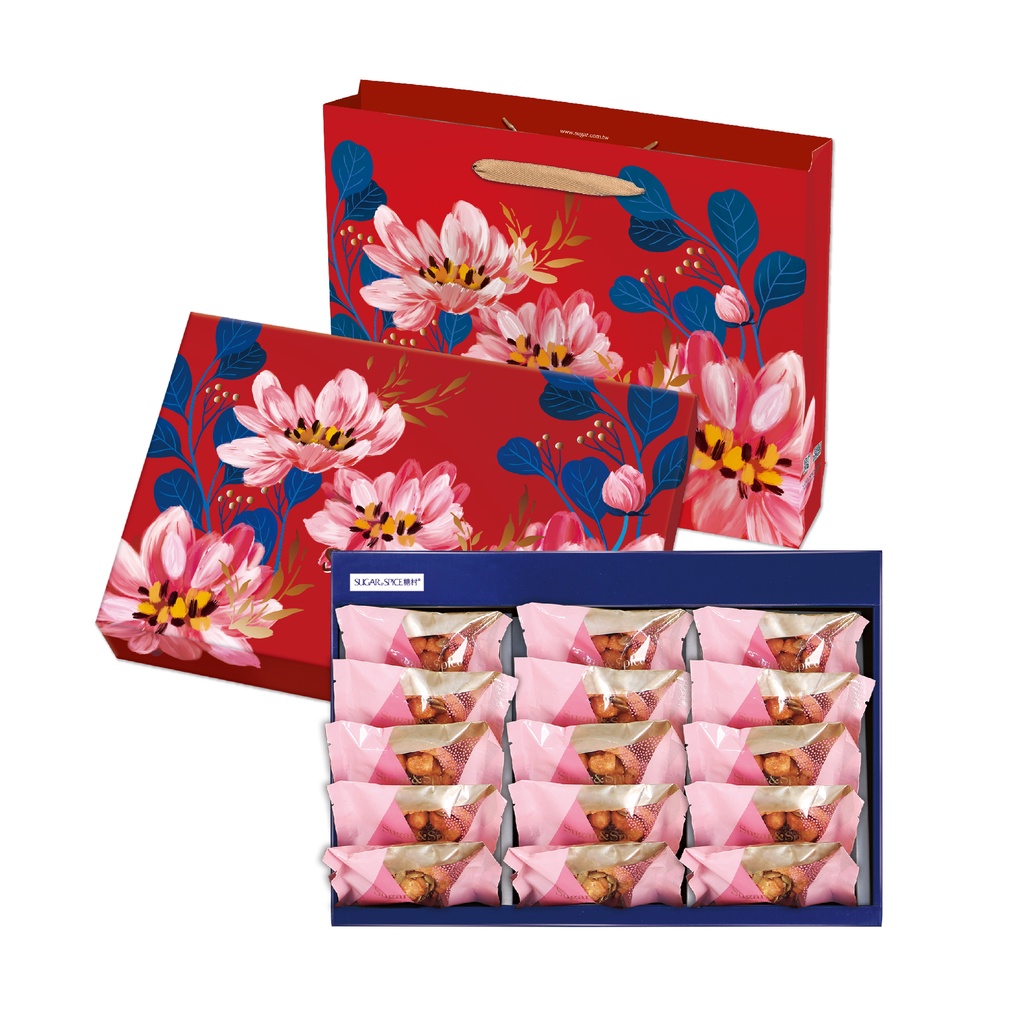 【糖村SUGAR & SPICE】SGB005風艷暮綻 中秋禮盒 堅果塔 豆塔