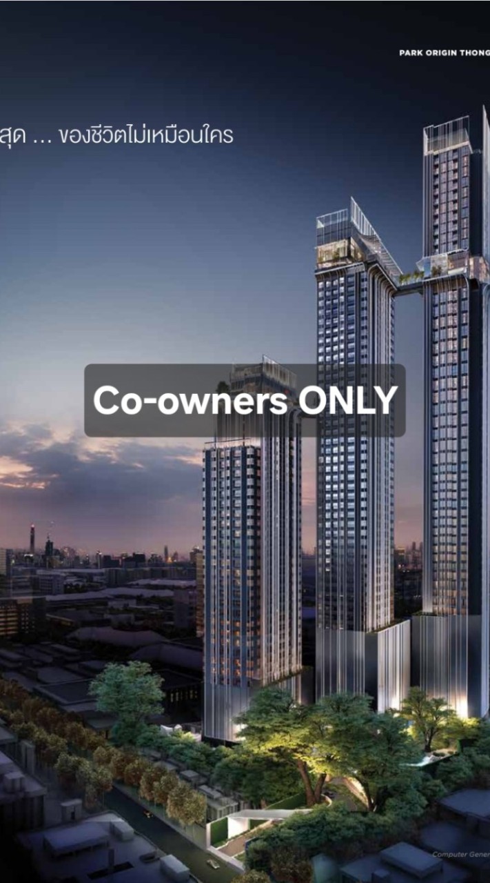 Co-owners Only! Neighbour Park Origin Thonglor