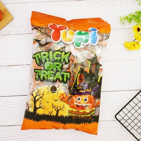 【Yupi】 萬聖節南瓜造型漢堡糖家庭號 432g(54入)(萬聖節糖果)