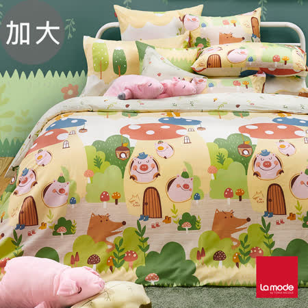 ◆100%精梳純棉，柔順舒適 ◆吸濕透氣性佳，不易悶熱 ◆環保無毒活性印染 ◆鋪棉兩用被，四季可用