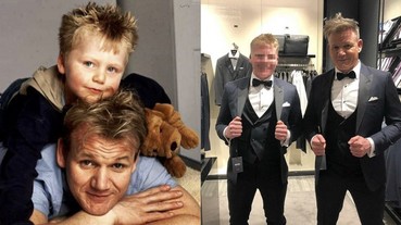 「地獄廚神」戈登拉姆齊兒子傳承老爸基因，看不出是兄弟還是父子