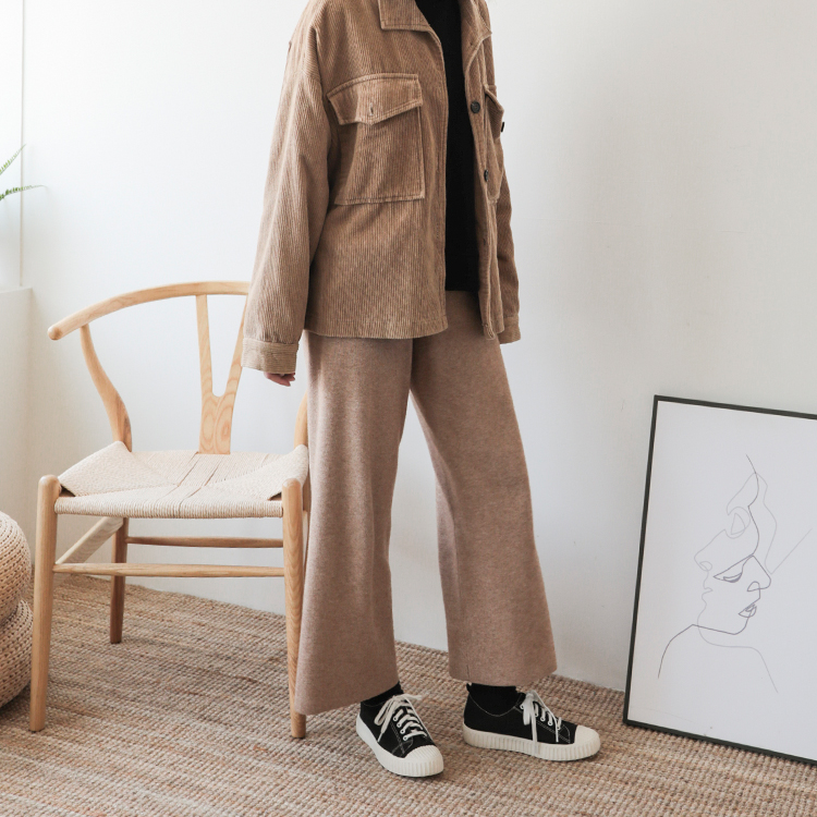 小編穿搭 大地色系穿搭 帆布鞋穿搭