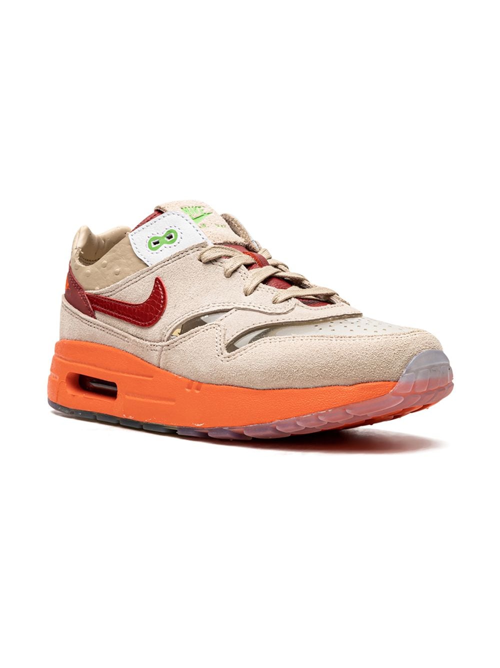 Nike Kids - CLOT x Air Max 1 sneakers - kids - Rubber/Leather/Fabric/Suede - 11C - Neutrals