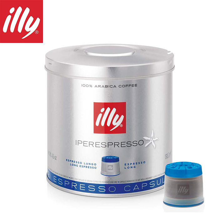 《illy》意利咖啡膠囊-美式(21入/罐)