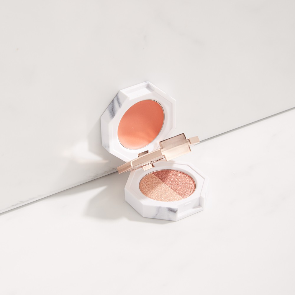 DEAR DAHLIA 夢幻大理石三色唇頰眼彩盒(草莓雪酪)