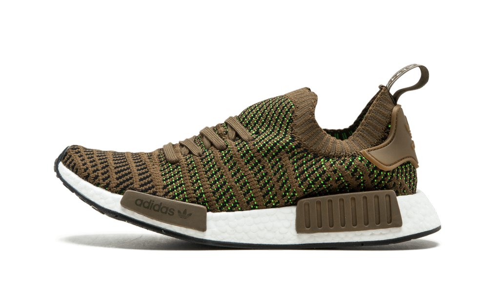 The Adidas Nmd R1 Stlt Is An Updated Take On The Original Nmd R1 Model. This Pair Sports A Trace Oli