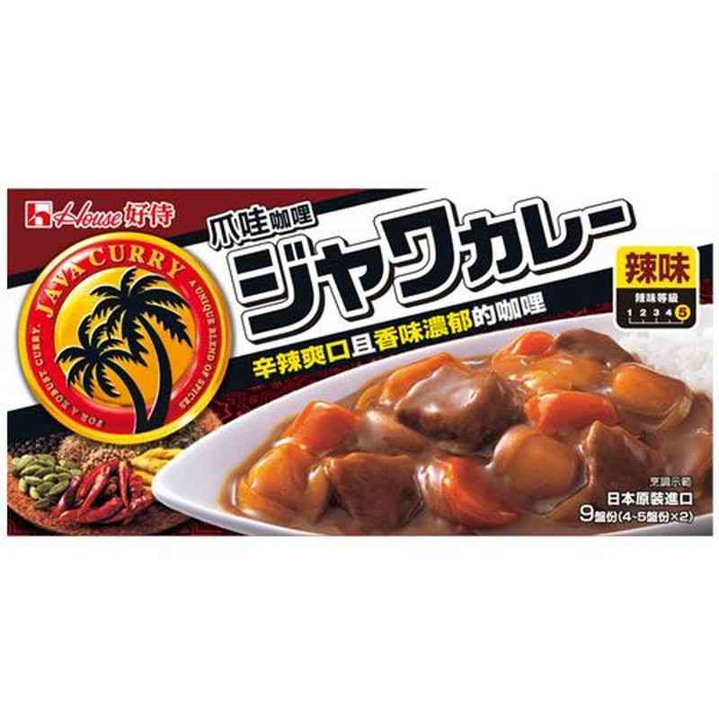 好侍爪哇咖哩-辣味185g