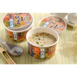 真粥道-全穀類【素肉粥/香菇肉燥/海鮮精力】60G*12碗(口味任選)-免運組