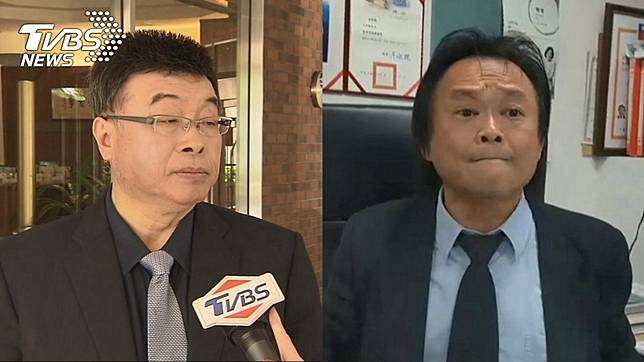 前立委邱毅(左)、台北市議員王世堅(右)。圖／TVBS資料畫面
