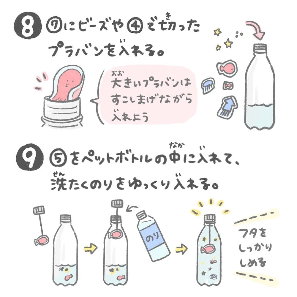 夏休みの自由工作に ペットボトルジオラマ がキラキラ楽しい Chanto Web