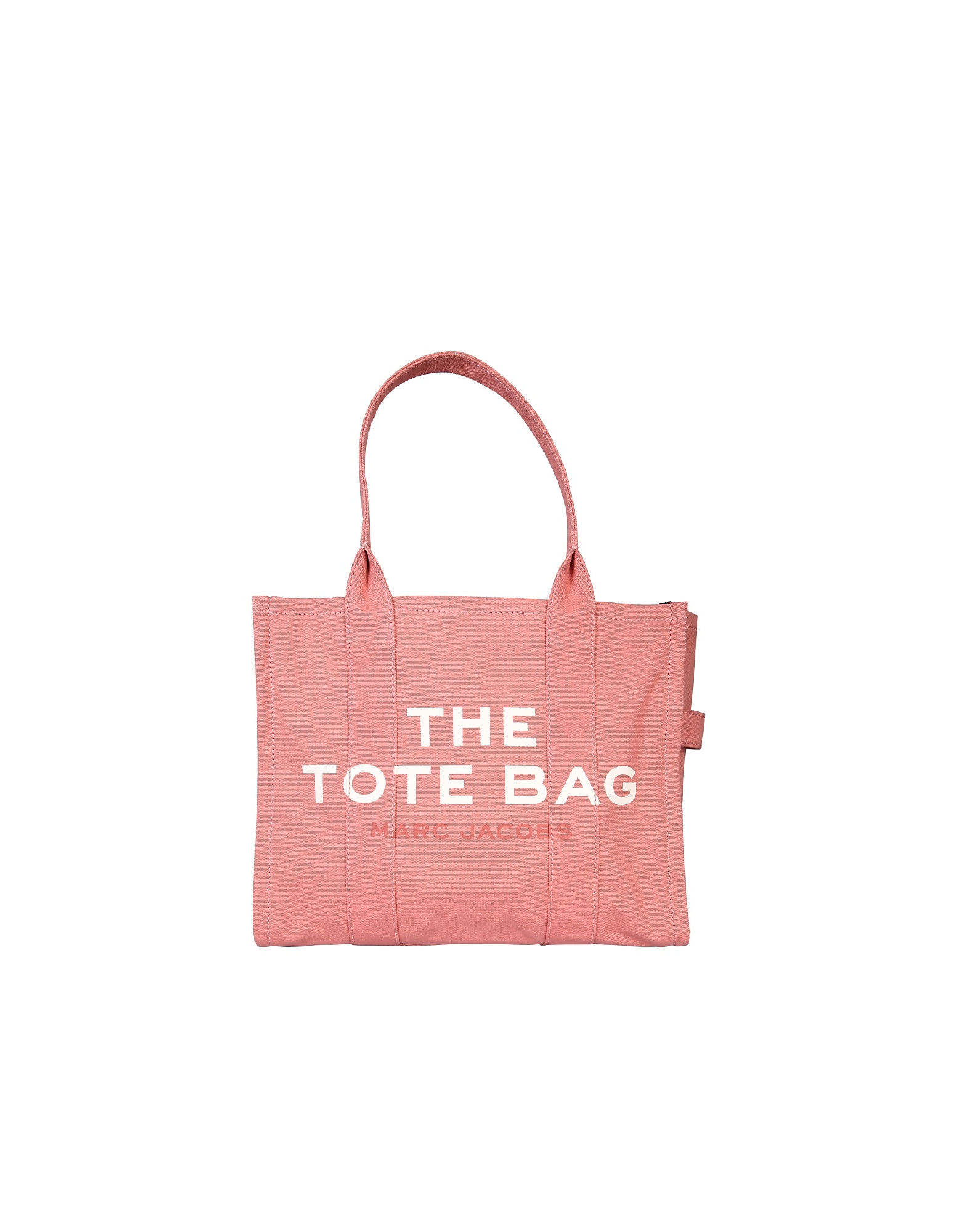 Double handle, zip closure, iconic front logo, inner zip pocket.