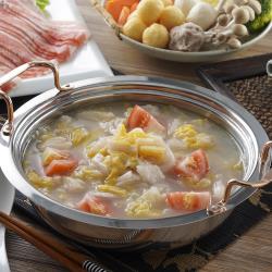 ◎＊嚴選台南官田自然發酵的大白菜|◎＊新北好禮排隊名店|◎＊加熱即食在家隨時享受美味品牌:鮮食家種類:火鍋/鍋物風味:台式口味:不辣主要食材:多重組合保存方式:冷凍-18℃以下份數/規格:1250g/