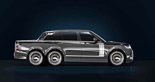 路上跑的遊艇？德國改裝廠推出 Land Rover Range Rover 6x6，6顆輪、6公尺長，就是要與眾不同！