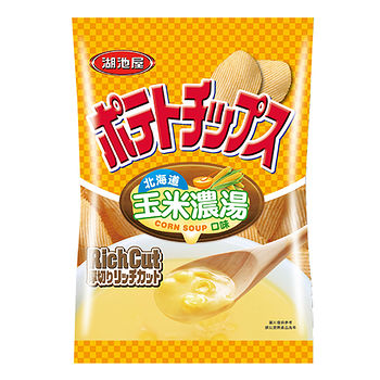 湖池屋厚切洋芋片-北海道玉米濃湯75g