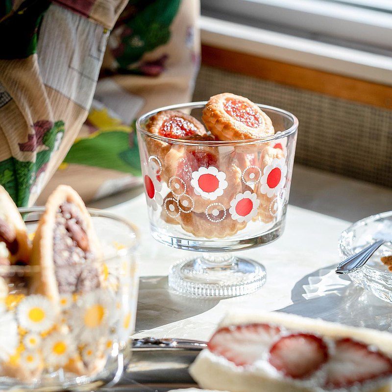 【新品上市】日本ADERIA 昭和復古高腳甜點杯285ml / 共5款