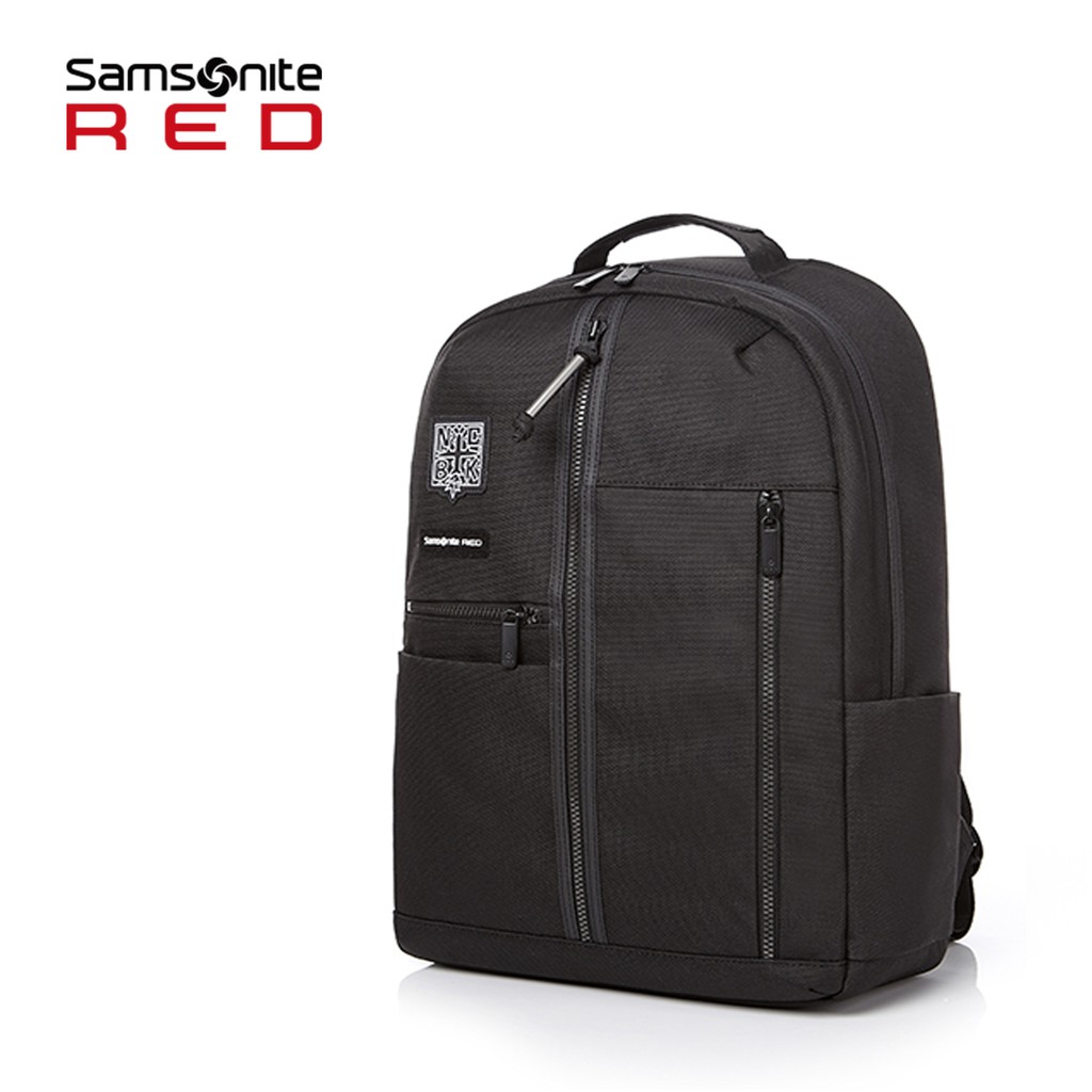 商品規格說明貨號: Samsonite RED x Timothy Goodman 聯名款15.6吋筆電後背包 BYNER GS5*001尺寸: 47*32*17 cm材質：100%聚酯纖維特色:* 
