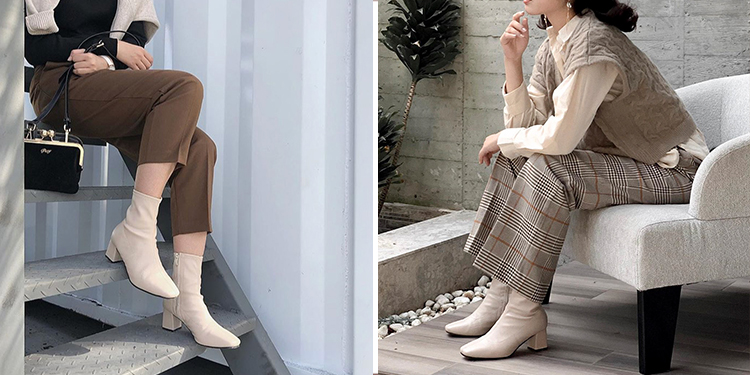 D+AF 靴子 靴子穿搭 秋靴 白靴