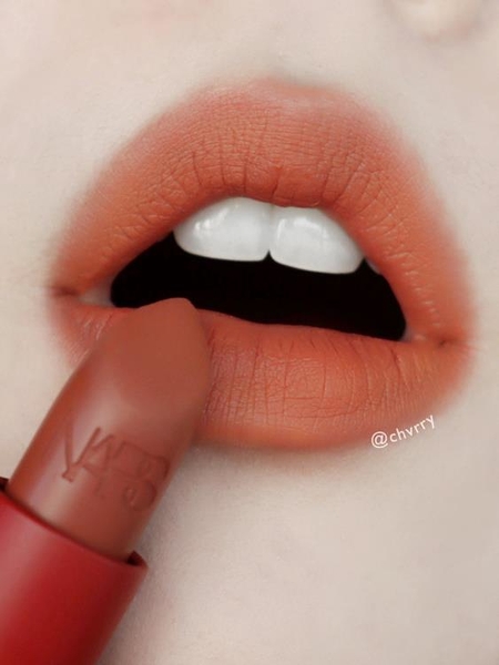 口紅 橘調泰式奶茶！NARS紅魔方啞光唇膏口紅967Morocco摩洛哥 奶橘色