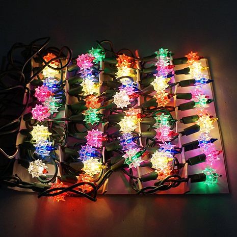 【摩達客】(預購3~5天出貨)聖誕燈-鑽石燈串 (50燈)(鎢絲燈)(可搭聖誕樹)
