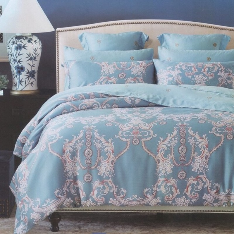 [滿額免運]雙人|加大 60支紗薄床包兩用被四件組 100%純天絲(加高35CM)(爾雅)[艾拉寢飾]