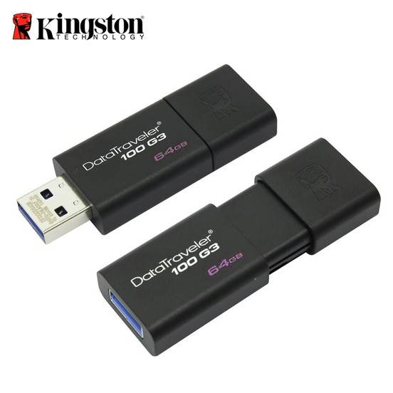 DataTraveler 100 G3Kingston DataTraveler® 100 G3 (DT100G3) USB 隨身碟符合新一代 USB 3.0 規格，可搭配新款筆記型電腦、桌上型電腦及