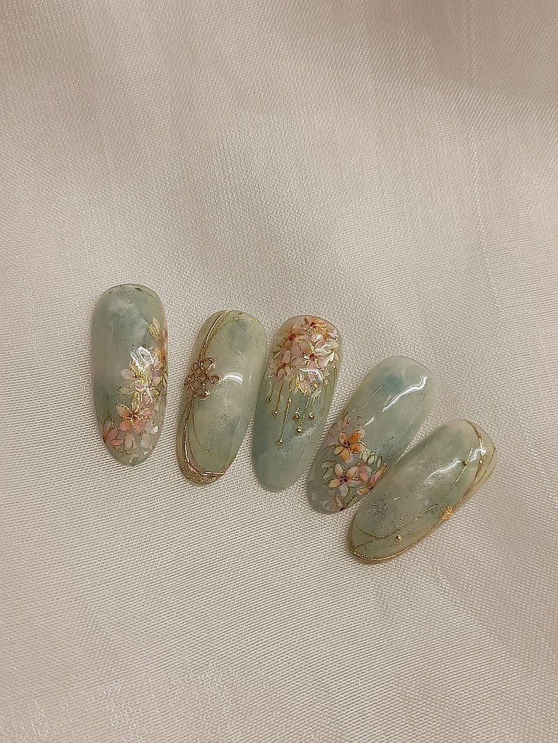 【繁花結心】美甲貼片/穿戴甲