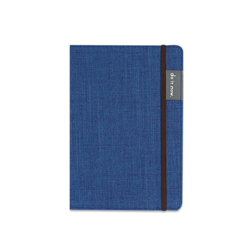 珠友 布質精裝筆記本/側翻筆記/記事本/橫線/空白/方格-do it now (DO-26001-25) A5/25K