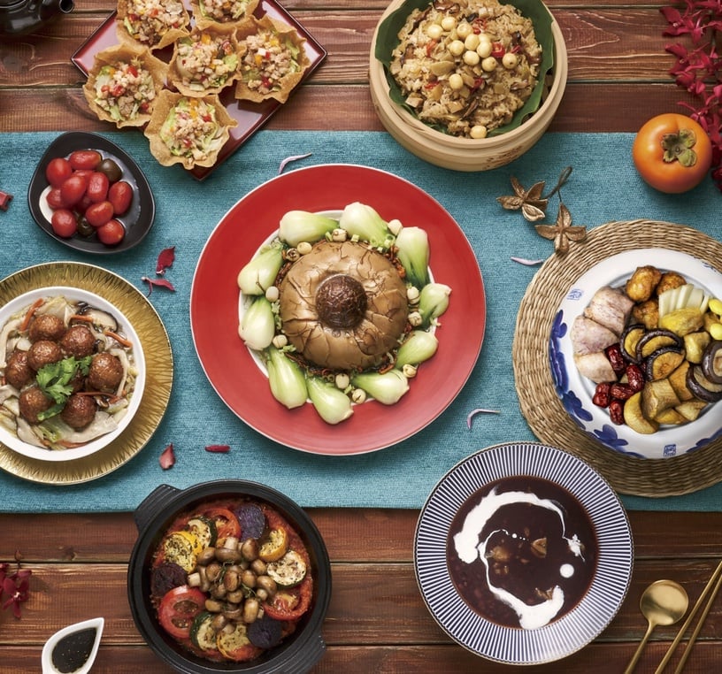 2023素食外帶年菜推薦！陽明春天、養心茶樓推異國風素食年菜，米其林認證年菜在這家