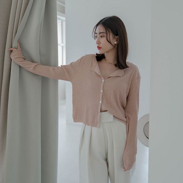 ★現折100$499★MIUSTAR 兩件式！排釦針織小外套+背心(共4色)0914 預購【NJ2342】