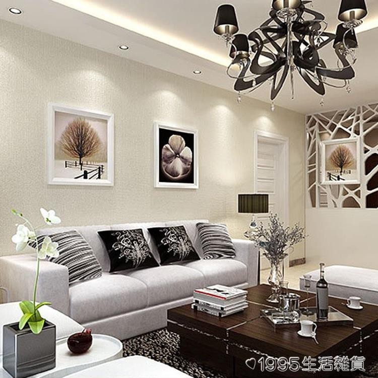 3d立體精壓豎條紋牆紙客廳臥室純色電視背景牆無紡布壁紙