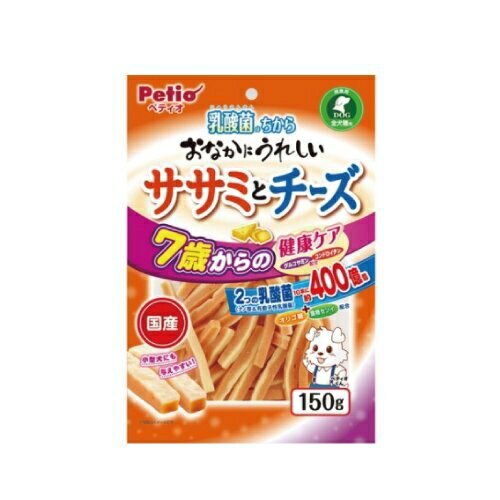 日本PETIO 低脂起司雞柳條7歲 150g/包 好吃零食 獎勵用『WANG』