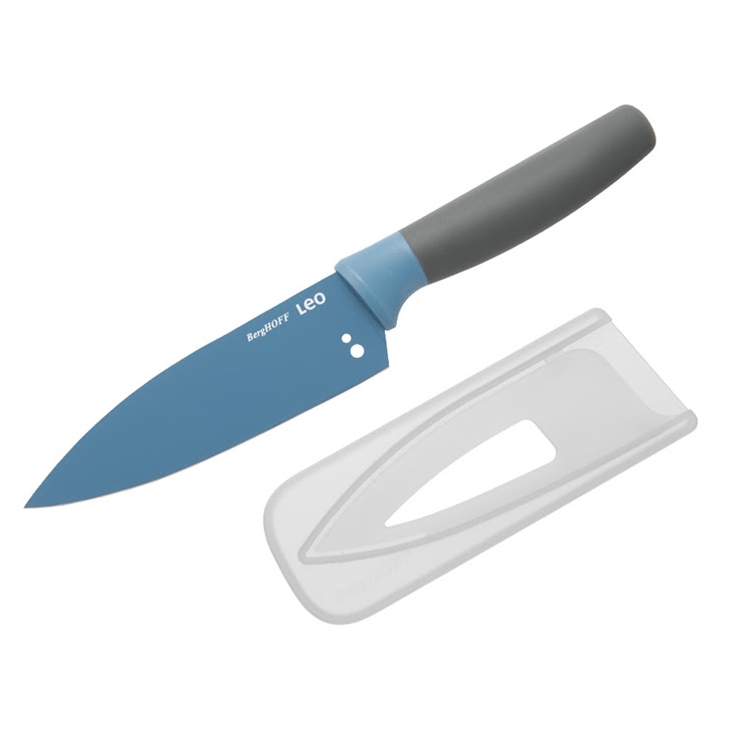 高科技不沾陶瓷塗層。止滑握柄使用更安全。多功能食材處理刀面