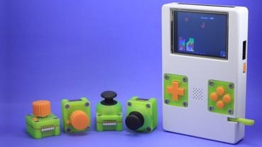 土砲遊戲機套件再一發，DevBoy 還有多種可替換控制器模組