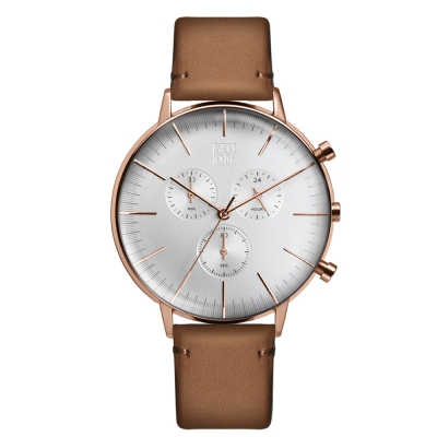 透亮凸面玻璃簡約精煉錶面設計計時功能ZM.6069M.2505